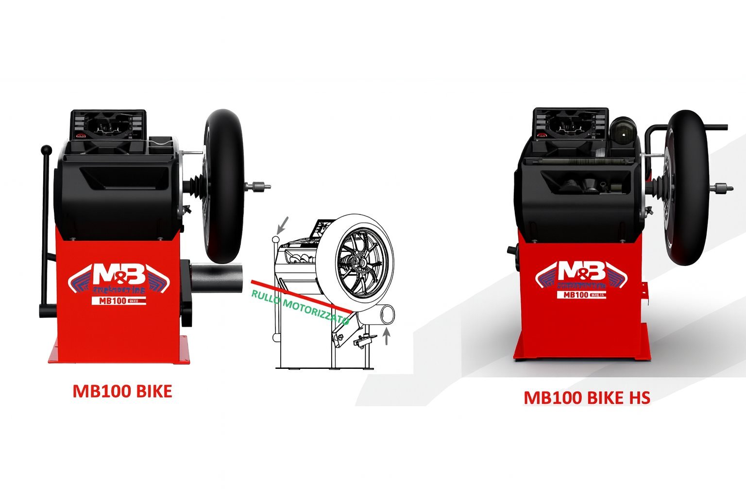 Equilibratrici moto M&B Engineering MB100 BIKE e MB100 BIKE HS