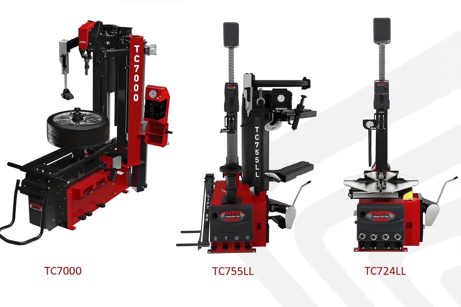 Smontagomme auto M&B Engineering TC7000, TC755LL e TC724LL