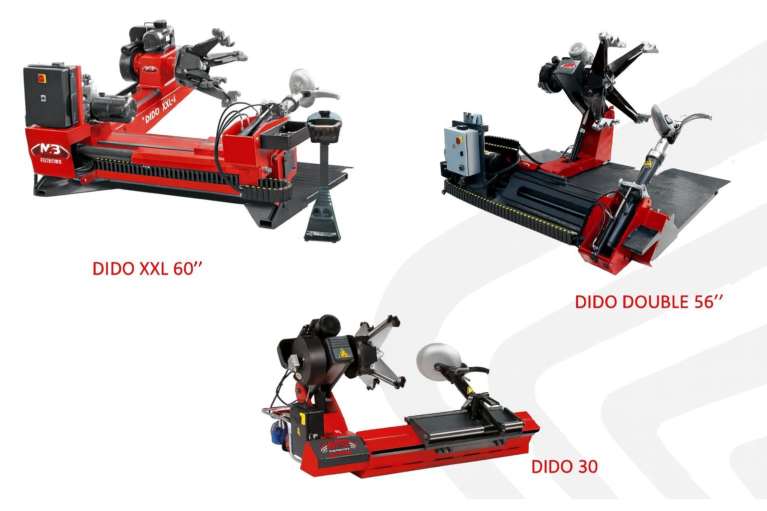 Smontagomme camion M&B Engineering DIDO XXL 60, DIDO DOUBLE 56 e DIDO 30